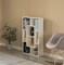 Modern 8 Tier Bookcase Wall Mount and Freestanding Storage Shelves For Decoration Display